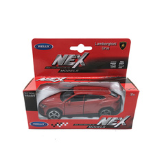 Машинка Welly Lamborghini Urus красный 43775W