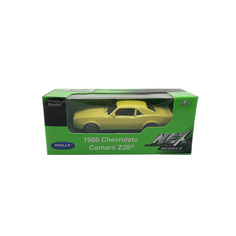 Машинка Welly 1968 Chevrolet Camaro Z28 желтый набор 22B 52020-36WD 22B