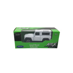 Машинка Welly Land Rover Defender белый набор 22C 52020-36WD 22C