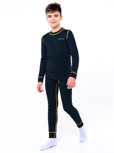Термобелье детское комплект NIKASTYLE 7т11124, синий меланж, 122