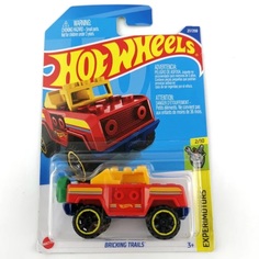 Машинка базовой коллекции Hot Wheels BRICKING TRAILS красная C4982/HCW86