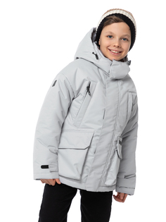 Куртка детская NIKASTYLE 4з4124, никель, 158