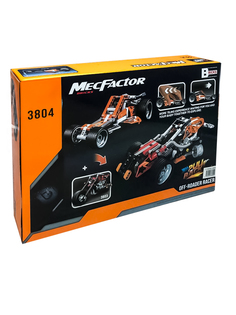 Конструктор sun box Оранжевый багги MecFactor, 227 деталей