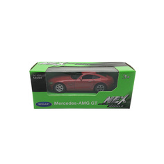 Машинка Welly Mercedes-AMG GT красный набор 22D 52020-36WD 22D