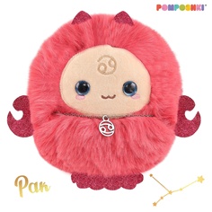 Мягкая игрушка POMPOSHKI Зодиаки Рак с кулоном 17 см