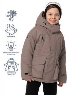 Куртка детская NIKASTYLE 4з3924, капучино, 140