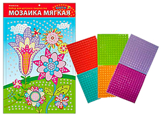 Мозаика мягкая Рыжий кот Цветы А3 м-4731