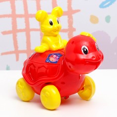 Развивающая игрушка-каталка детская UzToy Черепаха микс 18 х 10 х 11 см