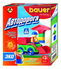 Конструктор пластиковый bauer ЭКО Автодорога 32 элемента Бауэр