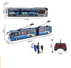 Автобус на пульте р/у USB зарядное устройство, свет эффекты, Y24285101 No Brand