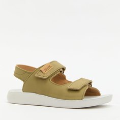 Сандалии GEOX J Sandal Lightfloppy, серо-зеленый, 35