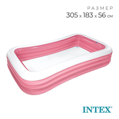 Бассейн надувной Intex, 305 х 183 х 56 см, от 6 лет, 58487NP