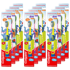 Щётка зубная Colgate для детей, с 2 до 5 лет, супермягкая, 12x1 шт.