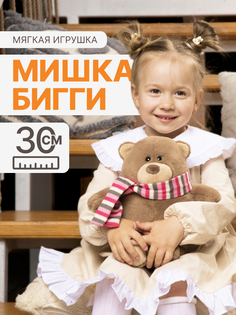 Мягкая игрушка MAXITOYS Толстячки мишка плюшевый Бигги MT-MRT-PL-0520244-30