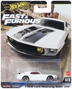 Машинка Hot Wheels Fast&Furious 1969 Ford Mustang Boss 302 HYP71