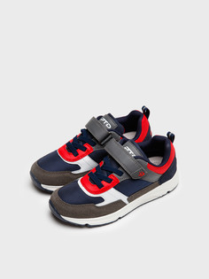 Кроссовки PlayToday 22417926, серый, темно-синий, красный, 36
