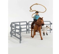 Игровой набор Schleich Farm Life Пастушка и набор лассо 42577