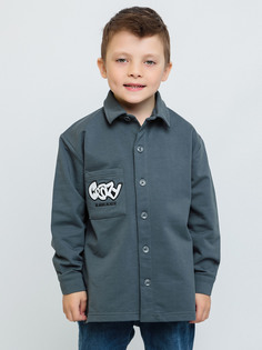 Рубашка Batik 0022_ЛС24, графит, 122 Батик