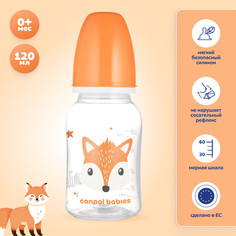 Бутылочка для кормления Canpol babies Cute Animals оранжевый 120 мл