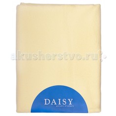 Пеленка фланелевая Daisy однотонная желтая 90х120 см