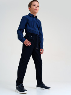 Брюки детские PlayToday 22417046, синий 146