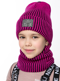 Комплект детский NIKASTYLE 12з16624, черный; розовый, 50-54