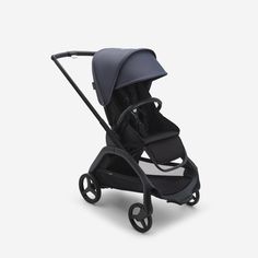 Коляска прогулочная Bugaboo Dragonfly Black, Midnight Black, Stormy blue, 6м+