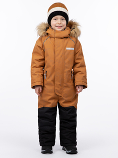 Комбинезон детский NIKASTYLE 8з1924, кэмел/черный, 116