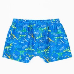 Плавки купальные для мальчика, цвет синий/динозавры, рост 104 см КОТМАРКОТ
