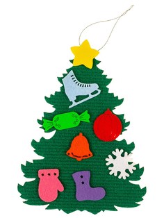 Игровой набор Woodlandtoys Новогодняя елочка Fetrov 1402008