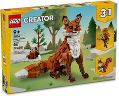 Конструктор Lego 31154 Creator Лесные животные Рыжая лисица 667 деталей