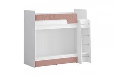 Кровать 2-х ярусная Регион 058 Бемби Белый древесный Ванда 0,8*2,0 м