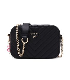 Сумка Guess для девочек, чёрная, размер T/U, J4GZ23WFZL0