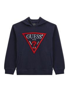 Толстовка Guess для мальчиков, синяя, размер 14, L4RQ23KAD74