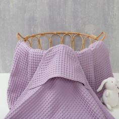 Полотенца для новорожденных Крошка Я вафельное Boho 120х120 см, сиреневый