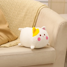 Мягкая игрушка Кот белый 23 см No Brand