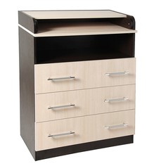 Комод Гермес, 1000х800х440(730), Венге/Дуб молочный No Brand