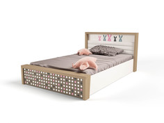 Кровать ABC-KING 160х90 №5MIX BUNNY №5 с под.мех (розовый)