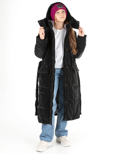 Пальто детское NIKASTYLE 6з9024, черный, 164