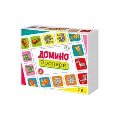 Настольная игра Десятое Королевство Домино Зоопарк, 3+ Тридевятое царство