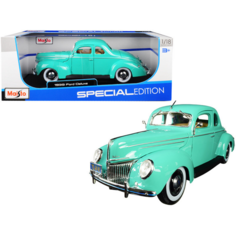 Машинка Maisto Ford Deluxe 1939 1 18 зеленый 31180