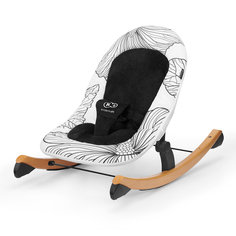Шезлонг Kinderkraft Finio Black/White