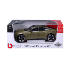 Машинка Bburago 2022 Audi RS e-tron GT Хаки 1:18 18-11050