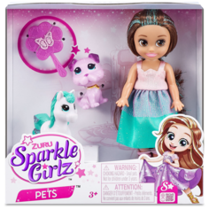 Набор игровой ZURU Sparkle Girlz Принцесса с животными 100522