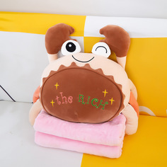 Мягкая игрушка Плюшевая Мафия Краб 3в1 игрушка плед подушка