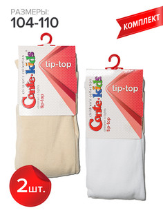 Колготки детские Conte Kids TIP-TOP, бежевый,белый, 104-110
