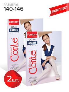 Колготки детские Conte Kids ANABEL, natural, 140-146