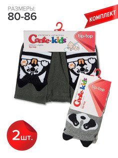 Колготки детские Conte Kids TIP-TOP 17С-60СП, мол-серый (444),хаки (560), 80-86