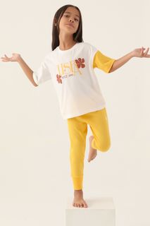 Костюм повседневный US Polo Assn G084SZ0HF0US1809, белый, желтый, 110