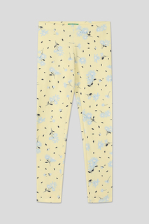 Леггинсы детские Benetton 3Q0JCF052, желтый, L